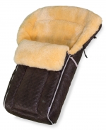 Конверт в коляску меховой Esspero Edmund (натуральный мех) — Brown