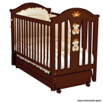 Детская комната Pali Caprice Royal — Детская кроватка Capriccio Walnut