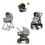 Коляска 3 в 1 Inglesina Aptica XT (DRW I-Size) с подставкой под люльку Stand Up — Tundra Beige