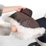 Муфта для рук на коляску Esspero Magda (Натуральный мех) — Brown