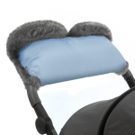 Муфта для рук на коляску Esspero Four Lux (Натуральная шерсть) — Blue Mountain