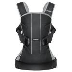 Многофункциональный рюкзак-кенгуру BabyBjorn One Cotton — Черный с серым