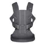 Рюкзак-Кенгуру BabyBjorn One Cotton Mix — Пинстрайп-серый