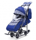 Санки-коляска Pikate Скандинавия — синий