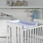 Пеленальная доска на кроватку Micuna CP-744 — Blue Bears and Hearts