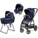Коляска 3 в 1 Peg Perego Veloce TC Belvedere SLK — Blue Shine New
