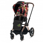 Прогулочная коляска Cybex Priam III FE — FE Spring Blossom dark