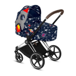 Коляска для новорожденных Cybex Priam III Space Rocket by Anna K — Chrome