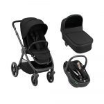 Коляска 3 в 1 Maxi-Cosi Oxford Coral 360 — Essential Black