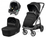 Коляска 3 в 1 Peg Perego Veloce Lounge Modular Special Edition — Licorice