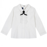 Блузка Chicco для девочек, цвет белый — Белый, р.104