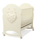 Детская кроватка Erbesi Elite — слоновая кость