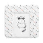 Пеленальный матрац 70x75 см Ceba Baby мягкий на комод — Raccoon