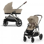 Коляска 2 в 1 Cybex Gazelle S — TPE Almond Beige