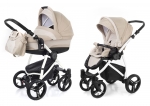 Коляска 2 в 1 Esspero Newborn Lux (шасси White) — Khakki Beige