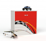 Комод ABC-KING LA-MAN — красный