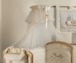 Балдахин с держателем Roman Baby LUCCIOLE — Ivory (Крем)