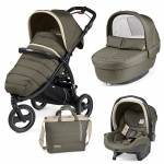 Коляска 3 в 1 Peg Perego Book Cross Modular System — Breeze Kaki