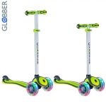 Самокат GLOBBER PRIMO PLUS LIGHTS с 3 светящимися колесами — Green