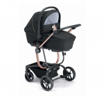 Коляска 3 в 1 Cam Taski — 867 чёрный/розовое золото