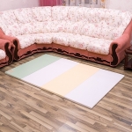 Коврик детский (2400х1400х40) AlzipMat "Silion Mat SG" — Eco Duo Olive Green