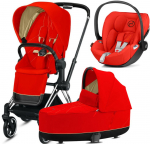 Коляска 3 в 1 Cybex Priam III Autumn Gold — Chrome Black