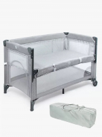 Манеж-кровать Amarobaby Transform — Classic/Серый