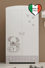 Шкаф Erbesi Jack  — Белый/Песочный