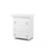 Пеленальный комод Erbesi Dudu — Белый/Серый