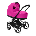 Коляска для новорожденных Cybex Priam III (шасси Chrome Black) — Fancy Pink