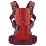 Рюкзак-кенгуру BabyBjorn We Cotton — Оранжевый с красным