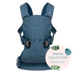 Рюкзак-Кенгуру BabyBjorn One Cotton Mix — Деним пепельно-синий