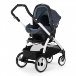 Автокресло Peg Perego Primo Viaggio SL на шасси Book 51 (шасси White/Black) — Blue Denim