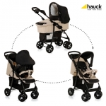 Коляска 3 в 1 Hauck Shopper Trioset — Almond-Caviar