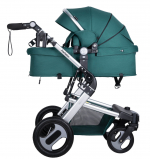 Коляска-трансформер Farfello Diamond All-season — Бирюзовый