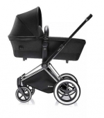 Коляска для новорожденных Cybex Priam (шасси Trekking) — Happy Black
