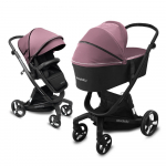 Коляска 2 в 1 Amarobaby Tutum с Auto Brake — Розовый