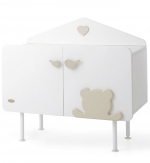 Тумба Baby Expert Casetta — белый/крем