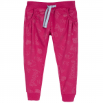 Брюки Chicco, принт Love, для девочек — размер 074, цвет розовый