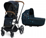 Коляска 2 в 1 Cybex Priam III Jewels of Nature — Chrome