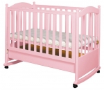 Детская кроватка Кубаньлесстрой Семицветик АБ 18.1 — Розовая