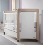 Кроватка Micuna Magic Mum Relax с LED-подсветкой 120x60  — Scandinavian/White