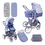 Коляска-трансформер LORELLI Verso — Серый / Grey 1960