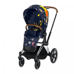 Прогулочная коляска Cybex Priam III Anna K Space Rocket — Chrome
