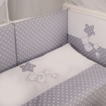 Сменный комплект постельного белья Lepre Baloons 3 предмета (125*65) — Серый в горох