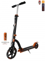 Самокат Y-SCOO RT SLICKER DELUXE 205 с амортизатором — gold