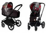 Коляска 2 в 1 Cybex Priam III Rebellious — Matt Black