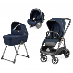 Коляска 3 в 1 Peg Perego Veloce Belvedere SLK  — Blue Shine
