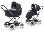 Коляска 2 в 1 Peg Perego Navetta Pop Up Chrome + Seggiolino Giro