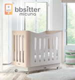 Кроватка Micuna BabySitter 120x60 — White/Water wood